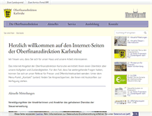 Tablet Screenshot of ofd-karlsruhe.de